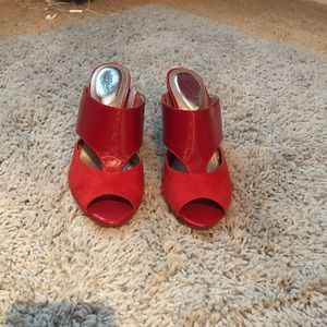 Red Alfani heels